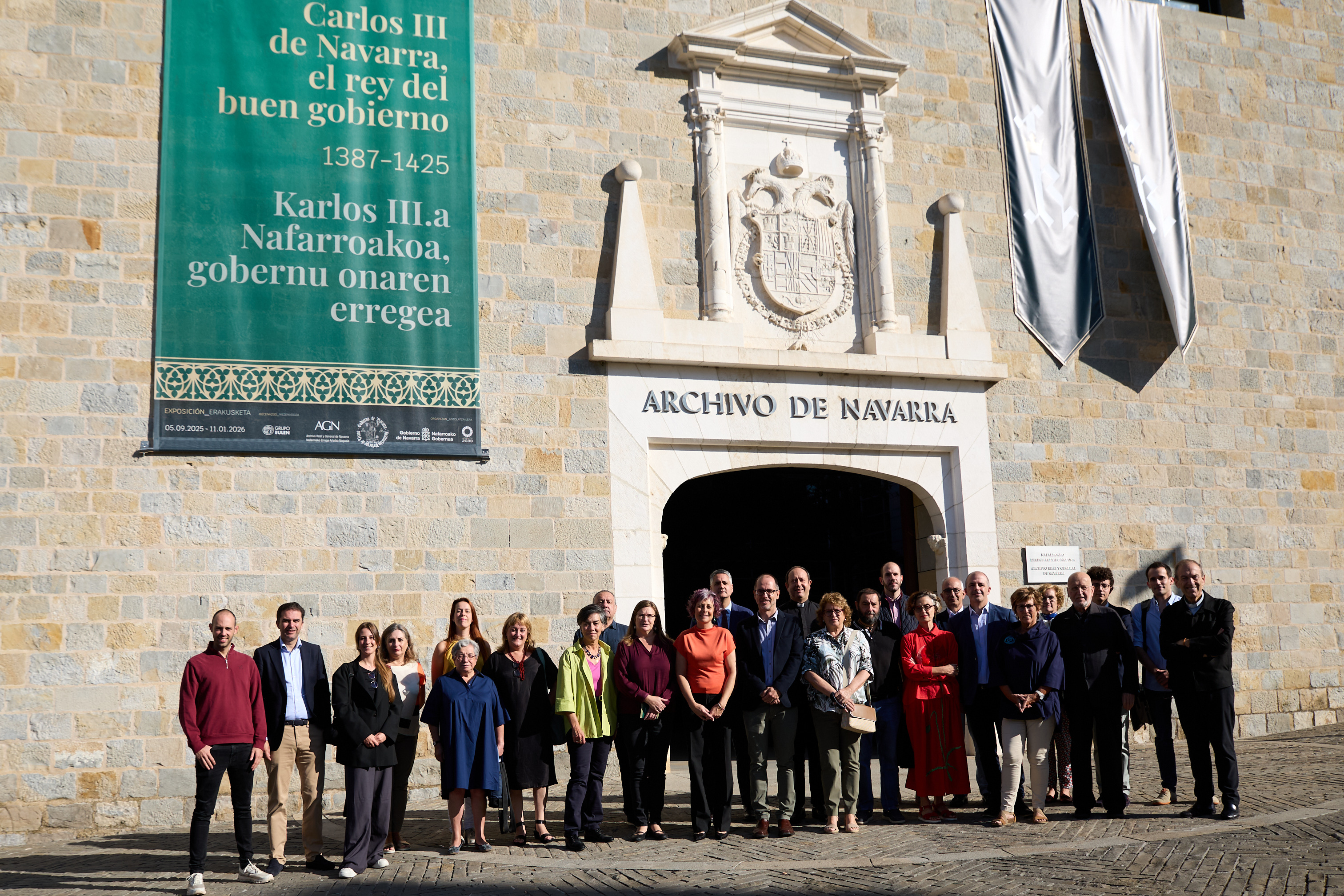 El Archivo de Navarra inaugura la exposición conmemorativa sobre Carlos III el Noble